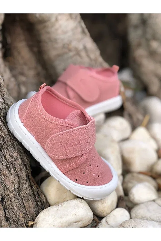 Детские туфли для девочек с ортопедической стелькой Vicco, Pink — фото 2