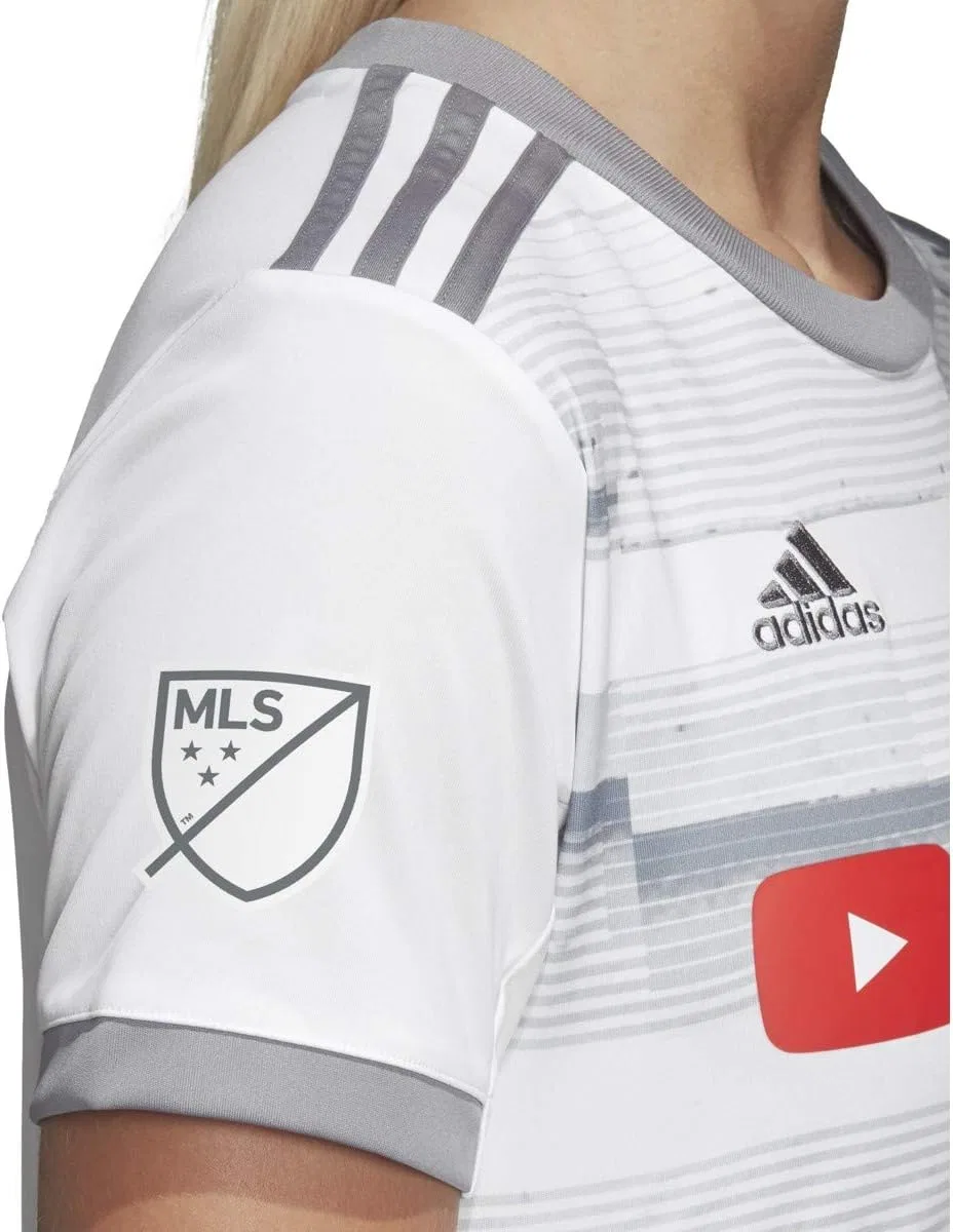 Женская футболка LAFC Away Jersey adidas, White — фото 3