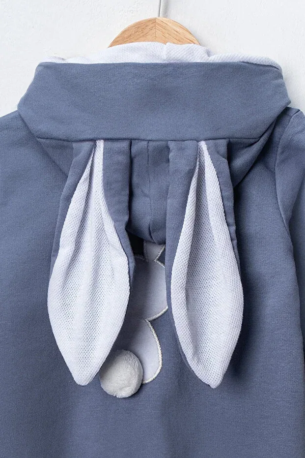 Детское боди-комбинезон с принтом Pırlanta Baby, Blue — фото 3