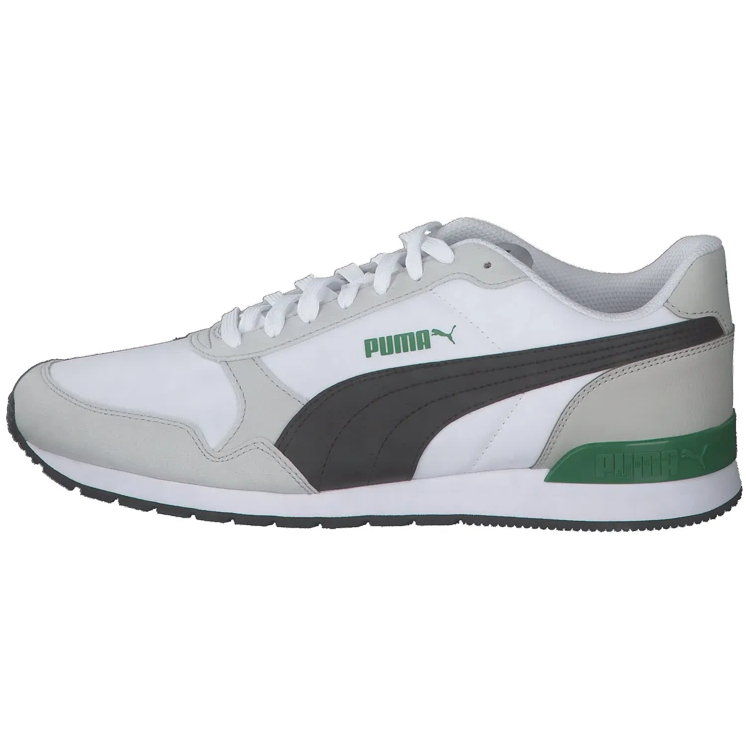 Детские кроссовки с легендарным дизайном St Runner V2 Nl PUMA, V2 White Black Gray Violet — фото 2