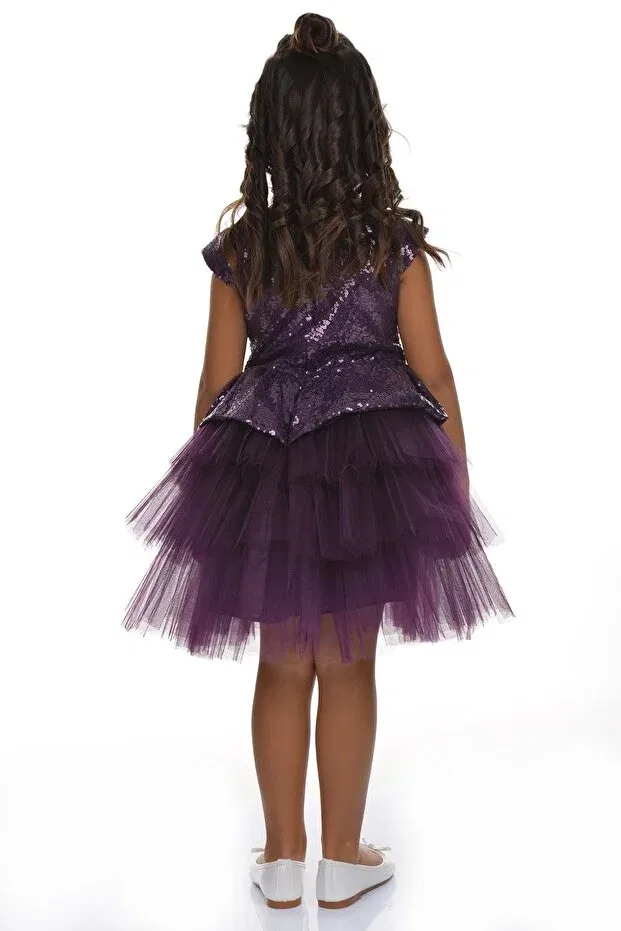 Детское платье для девочек с пайетками Sequin Tutu Party Dress Mnk, Murdum — фото 4