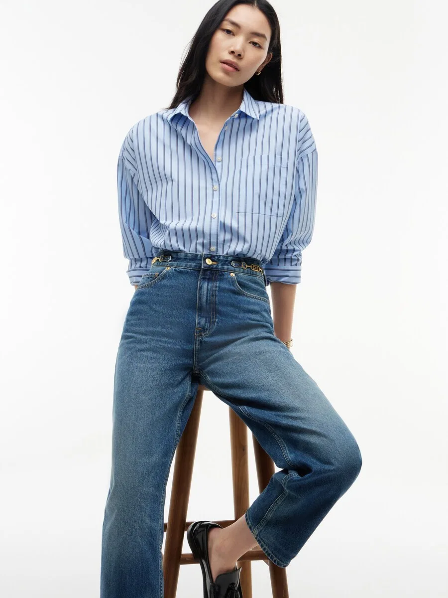 Джинсы TOMMY HILFIGER Regular Jeans 'JACKIE' синего цвета — фото 3