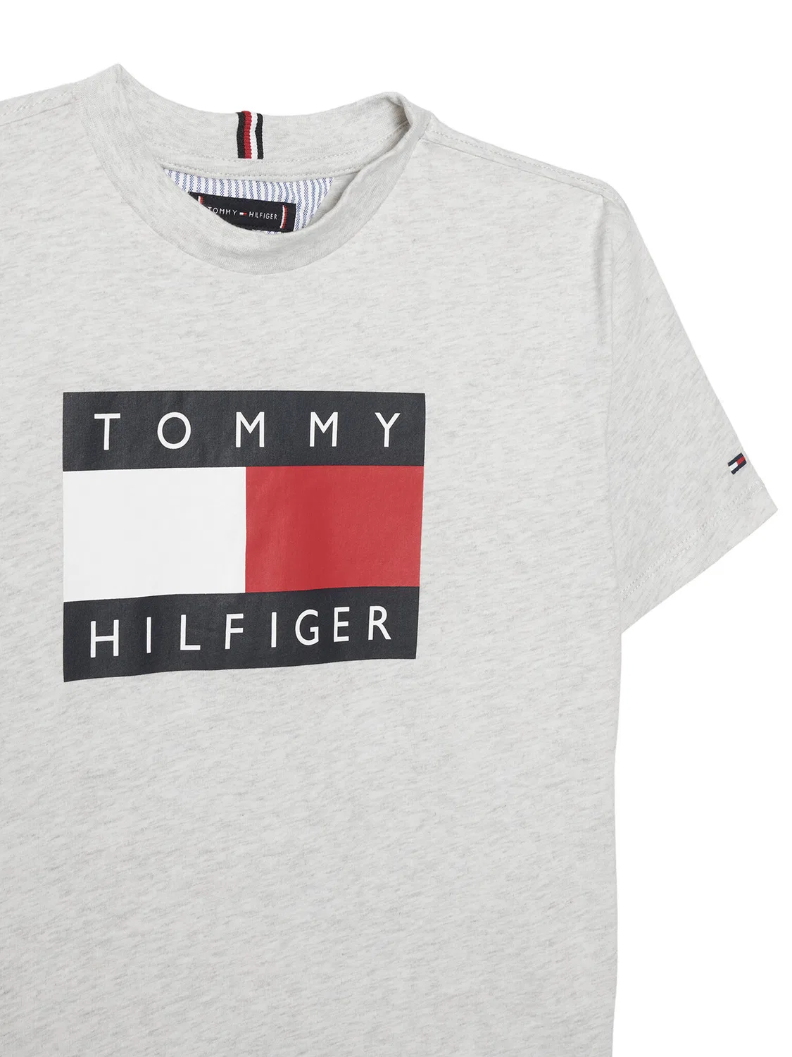 Футболка стандартного кроя для мальчика Tommy Hilfiger, серый — фото 3