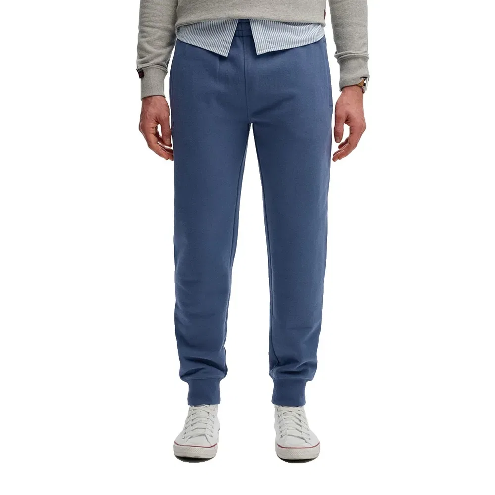 Брюки спортивные Essential Logo Half Brushed Superdry, синий