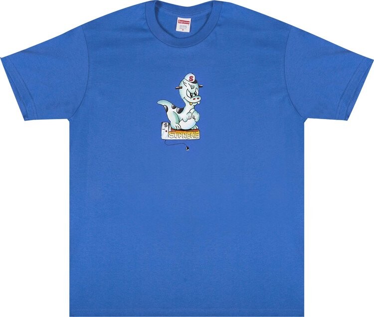 

Футболка Supreme Dinosaur Tee 'Royal', синий