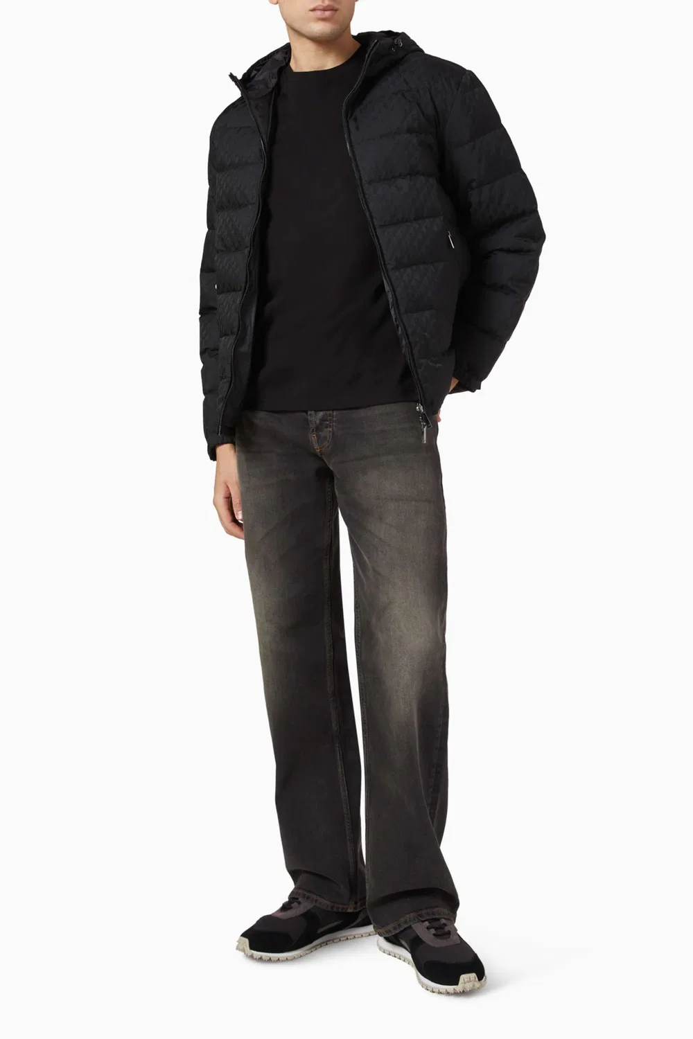Куртка пуховик с логотипом Logo Down Blouson Emporio Armani — фото 2
