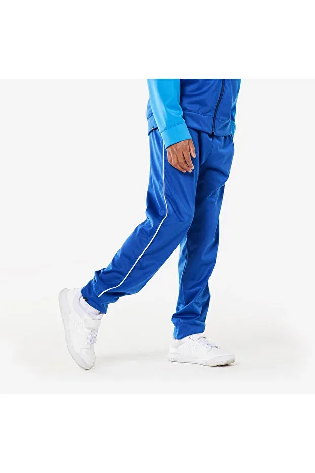 Детский спортивный костюм для девочек с принтом Decathlon, Navy Blue / White / Sea Blue — фото 2