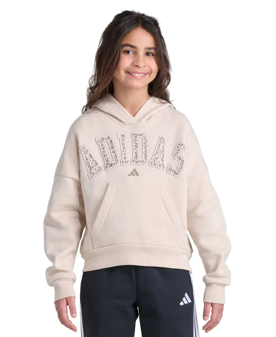Худи с длинным рукавом и капюшоном, свободного кроя adidas, Crystal Linen