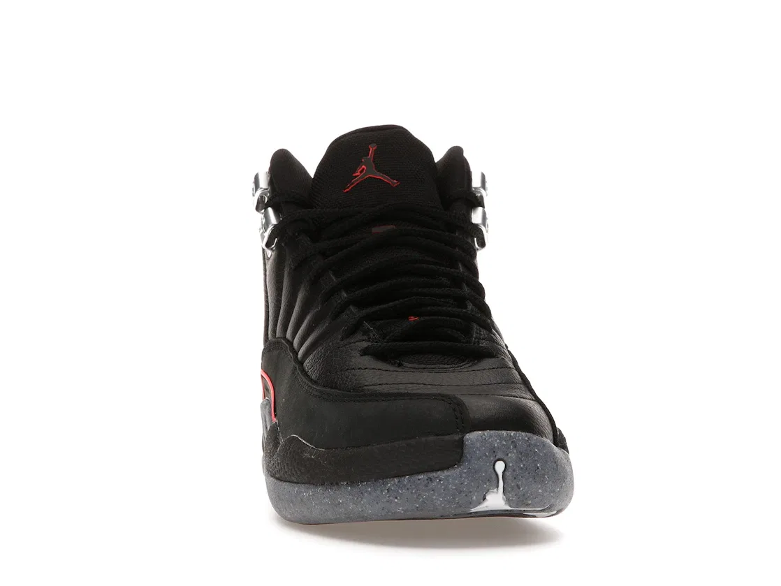 Детские кроссовки Lifestyle Jordan 12 Retro, Black/Black-Bright Crimson-White — фото 2