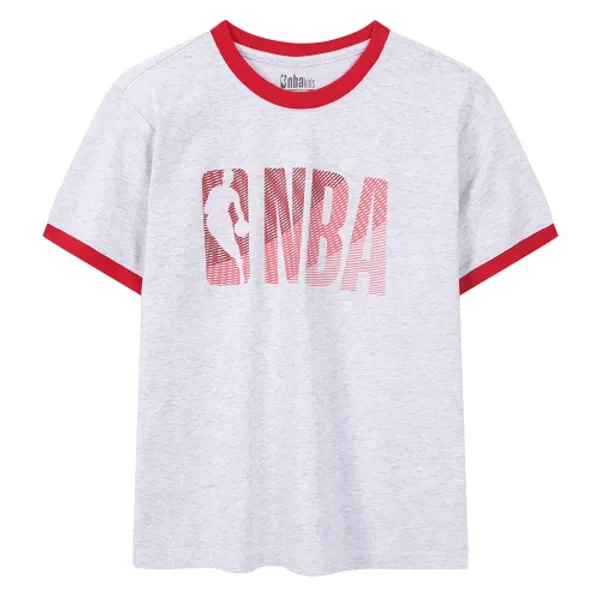 Футболка с градиентным логотипом, Nba Kids, светло-серый
