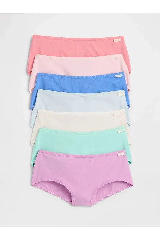 Детские трусы для девочек хлопковые Basics Gap, Pink-001