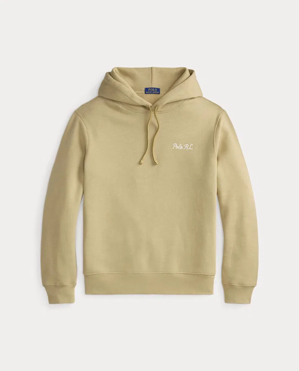 Мужская толстовка с капюшоном, Logo, Polo Ralph Lauren, бежевый — фото 4