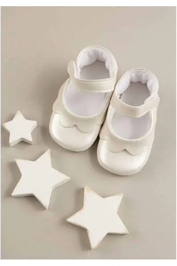 Детские ботиночки для девочек из эко-кожи Hira Kids Collection, Nude Color — фото 2