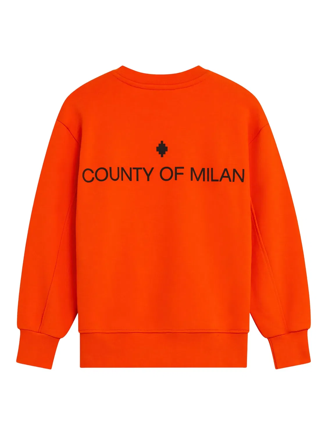 Свитшот с аппликацией Marcelo Burlon County of Milan, оранжевый — фото 2