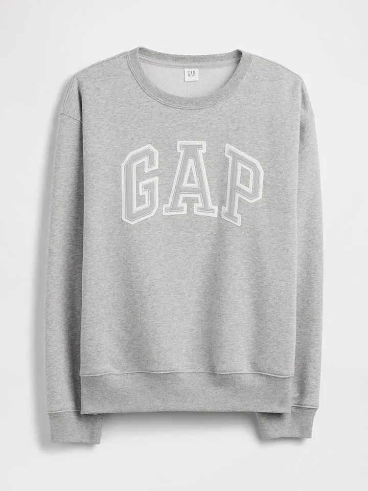 Женский свободный свитшот GAP, Grey — фото 3