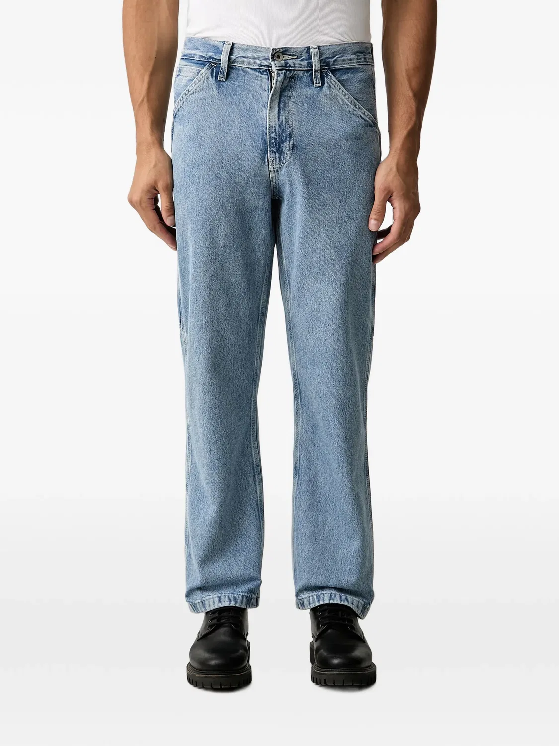 Джинсы карпентер 568 синего цвета Levi's, синий