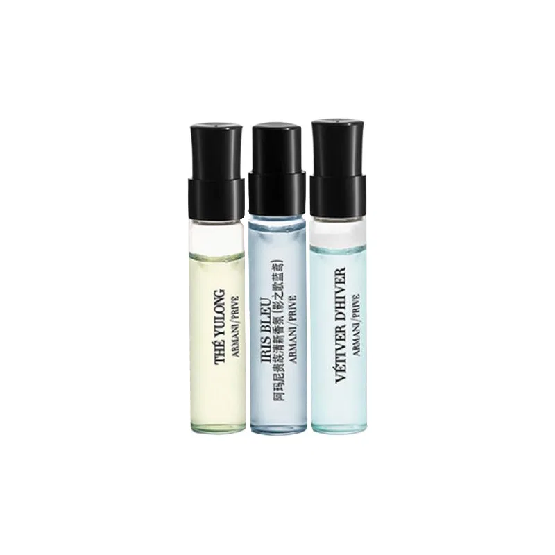Набор пробников ароматов Giorgio Armani, Jade Dragon Tea, Blue Peacock, Vetiver, 2 мл + 2 мл + 2 мл, GIORGIO ARMANI, Black — фото 2