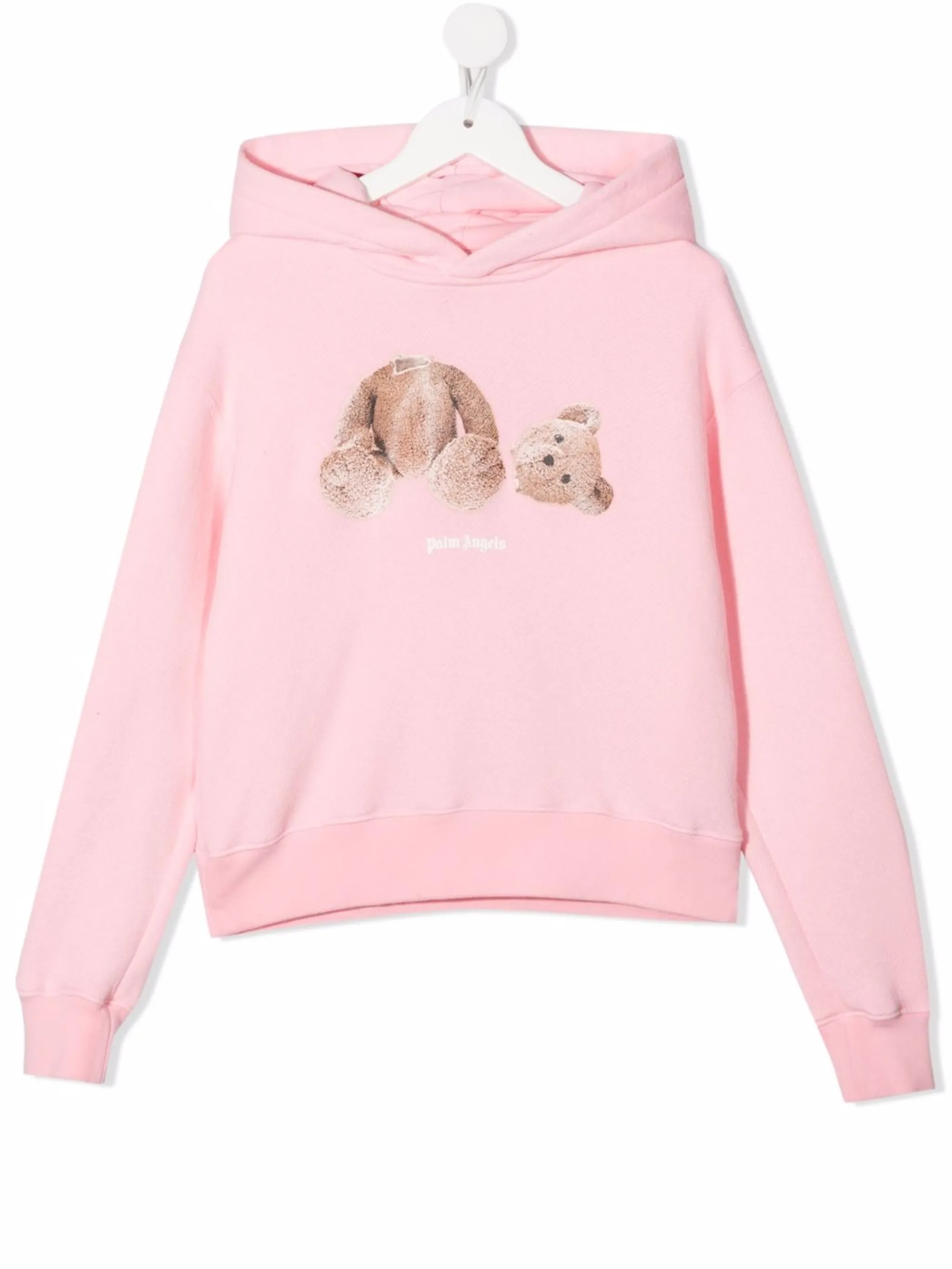 

Худи с принтом Palm Angels Kids, розовый