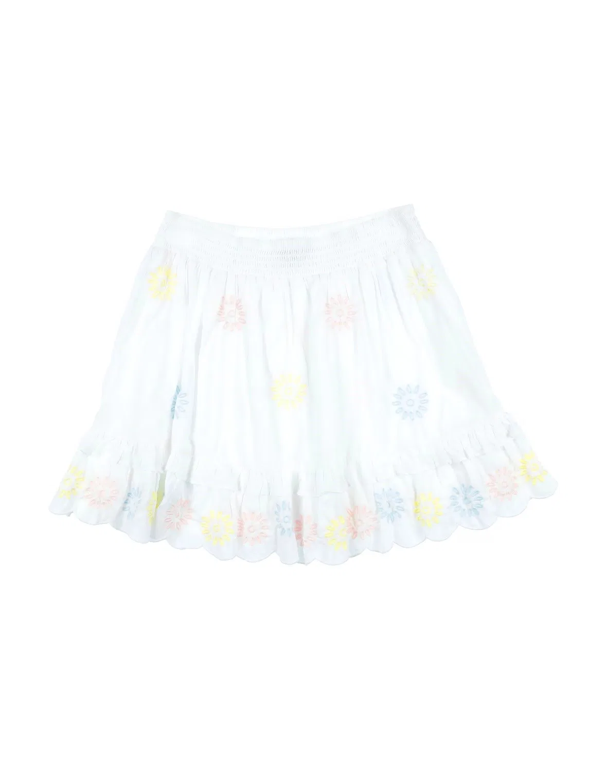 Детская юбка для девочек плетеная Stella McCartney Kids, белый