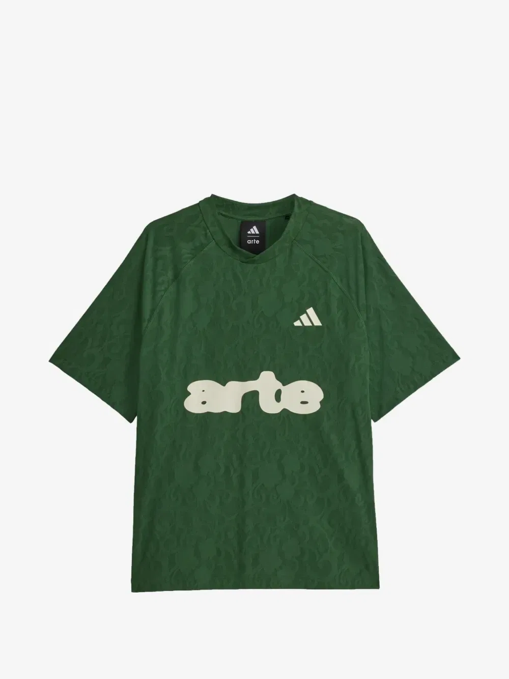 Футболка с логотипом X Arte Antwerp из жаккарда adidas, зеленый