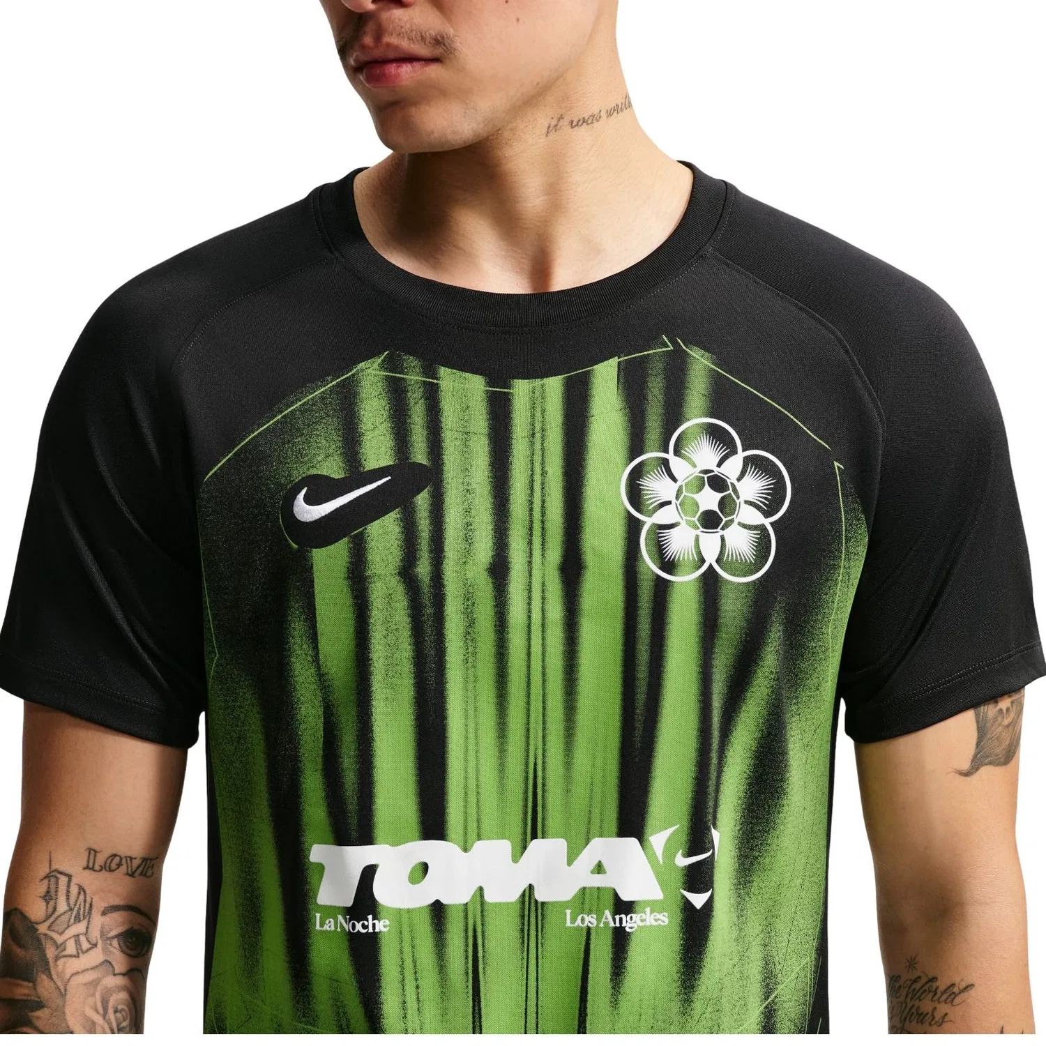 Мужская футболка Nike x TOMA x Compton Football Club Dri-FIT с принтом, черный — фото 2