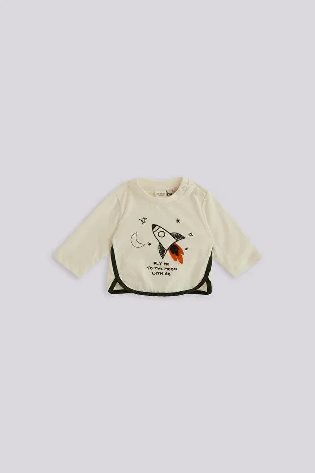 Детское худи для мальчиков хлопковое Layette, Ecru