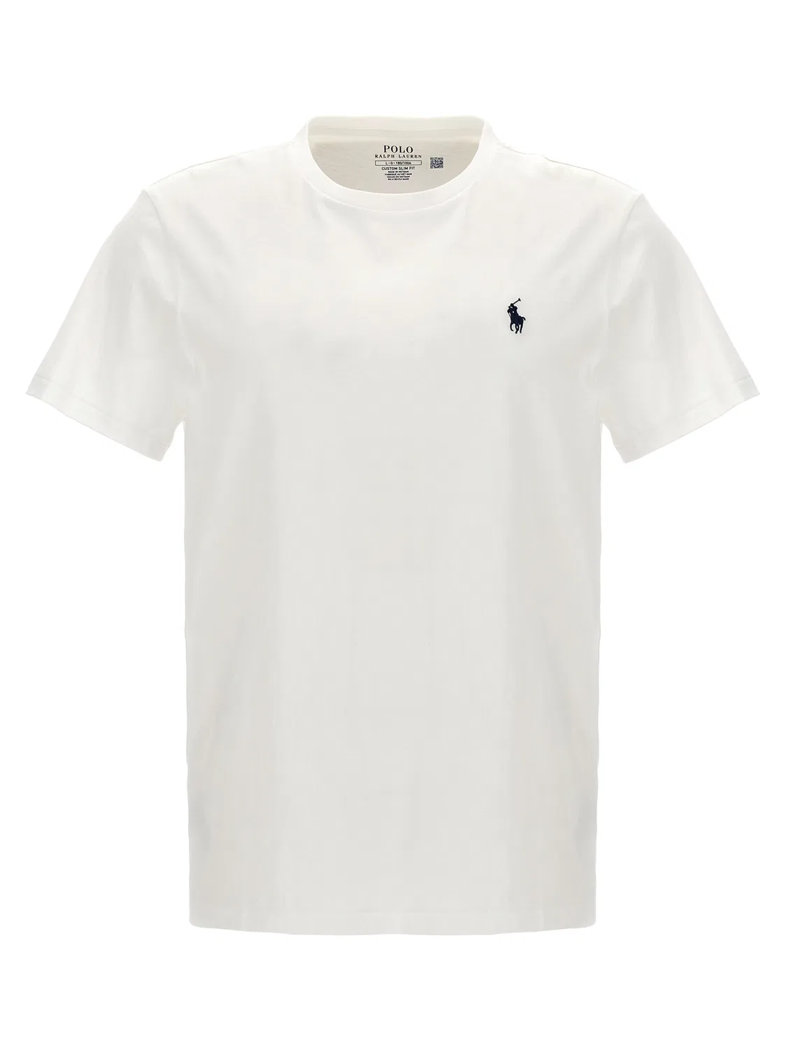 Мужская футболка хлопковая White Cotton T-Shirt Polo Ralph Lauren, White