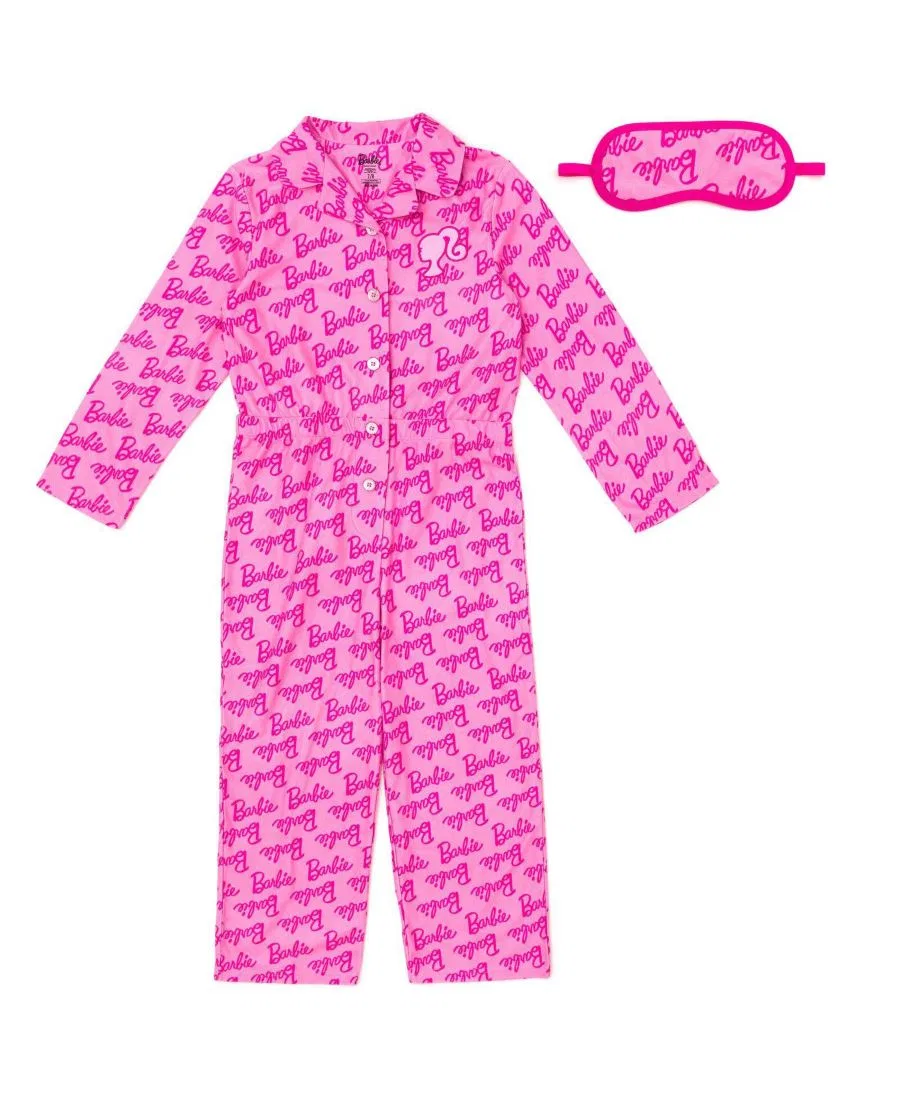 Комплект пижамы и маски для сна Barbie Classic Pink