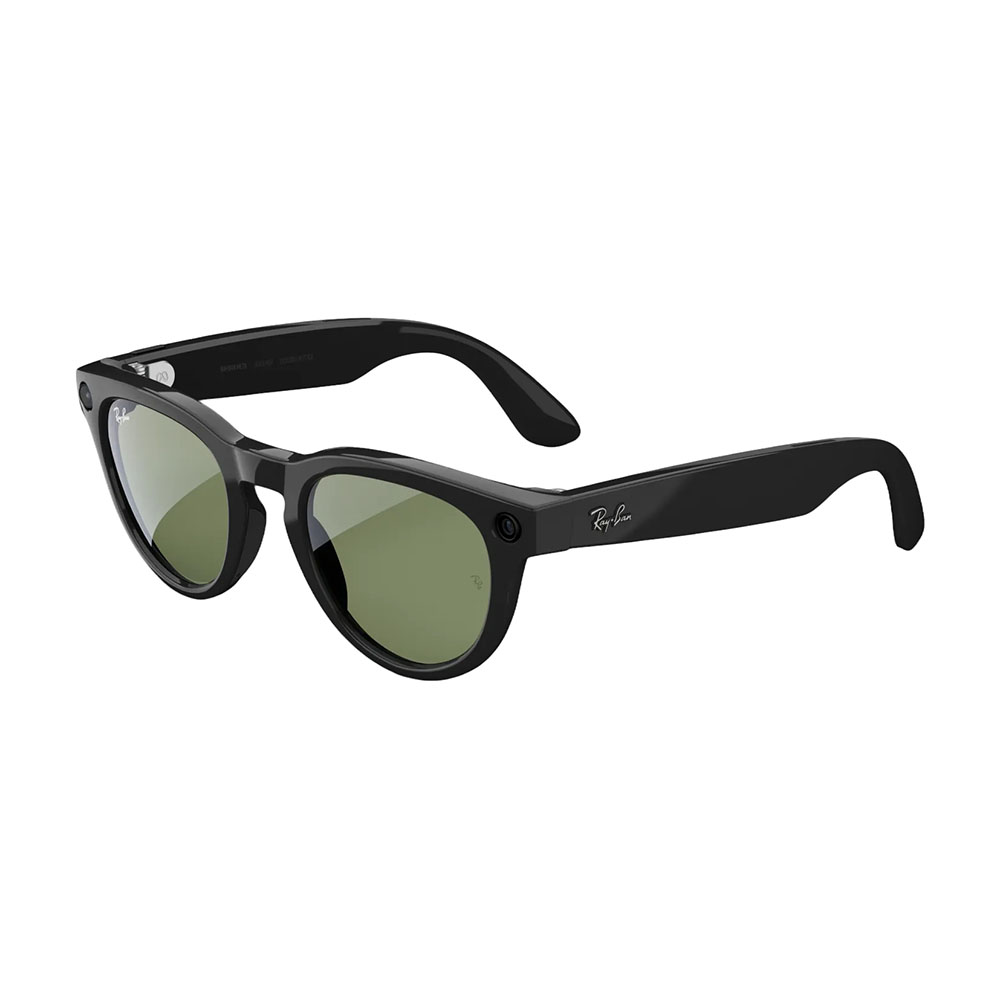 

Умные очки Ray-Ban Headliner (Gen 2), Low Bridge, Shiny Black/Green
