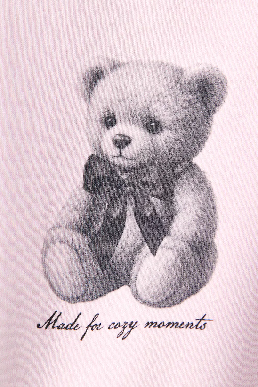 Хлопковая футболка с принтом H&M, Blassrosa/Teddybär — фото 2