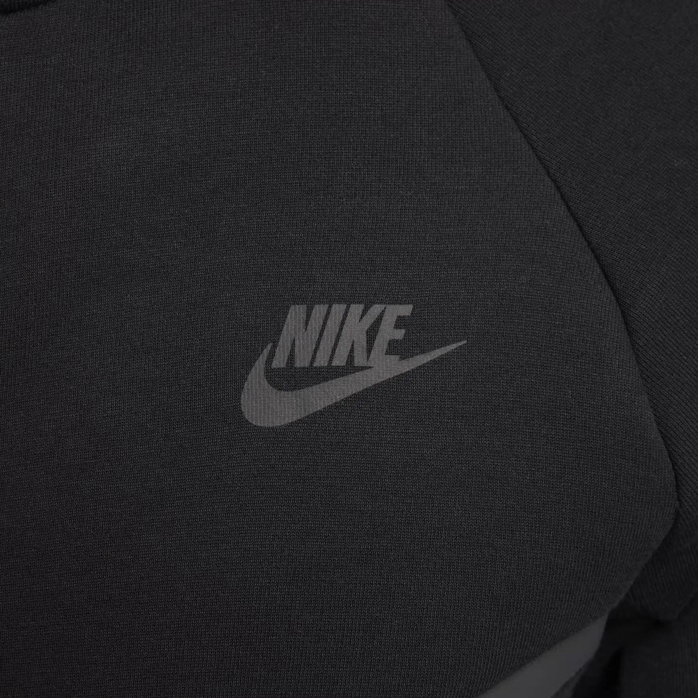 Куртка ветровка с капюшоном Tech Fleece Windrunner Nike, черный — фото 4