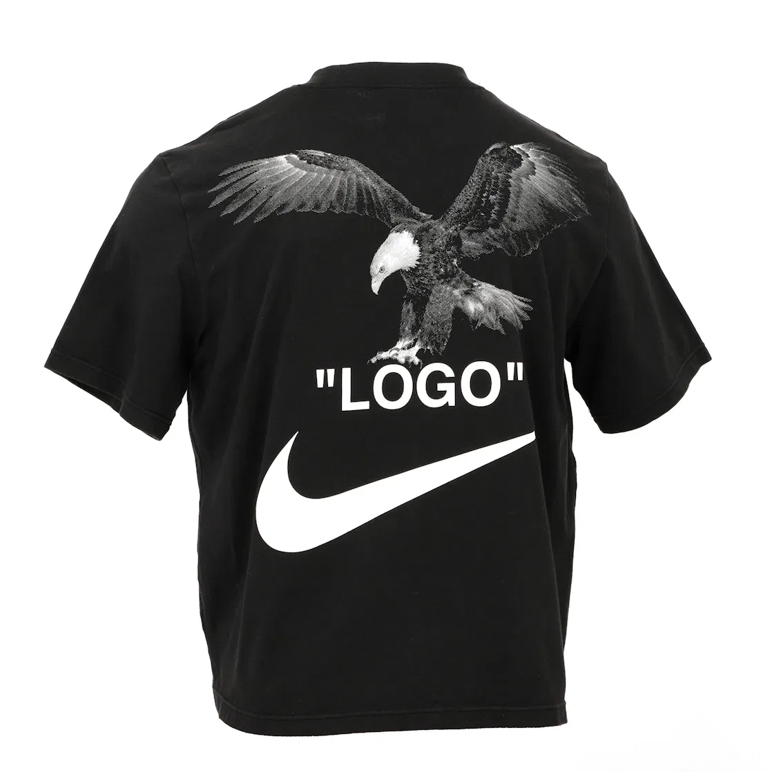 Мужская футболка с принтом Nikelab x OFF-WHITE Mercurial NRG X Tee Nike, Black — фото 3
