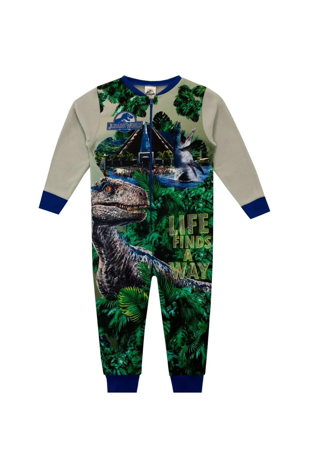 Детский боди-комбинезон с принтом Jurassic World, Green