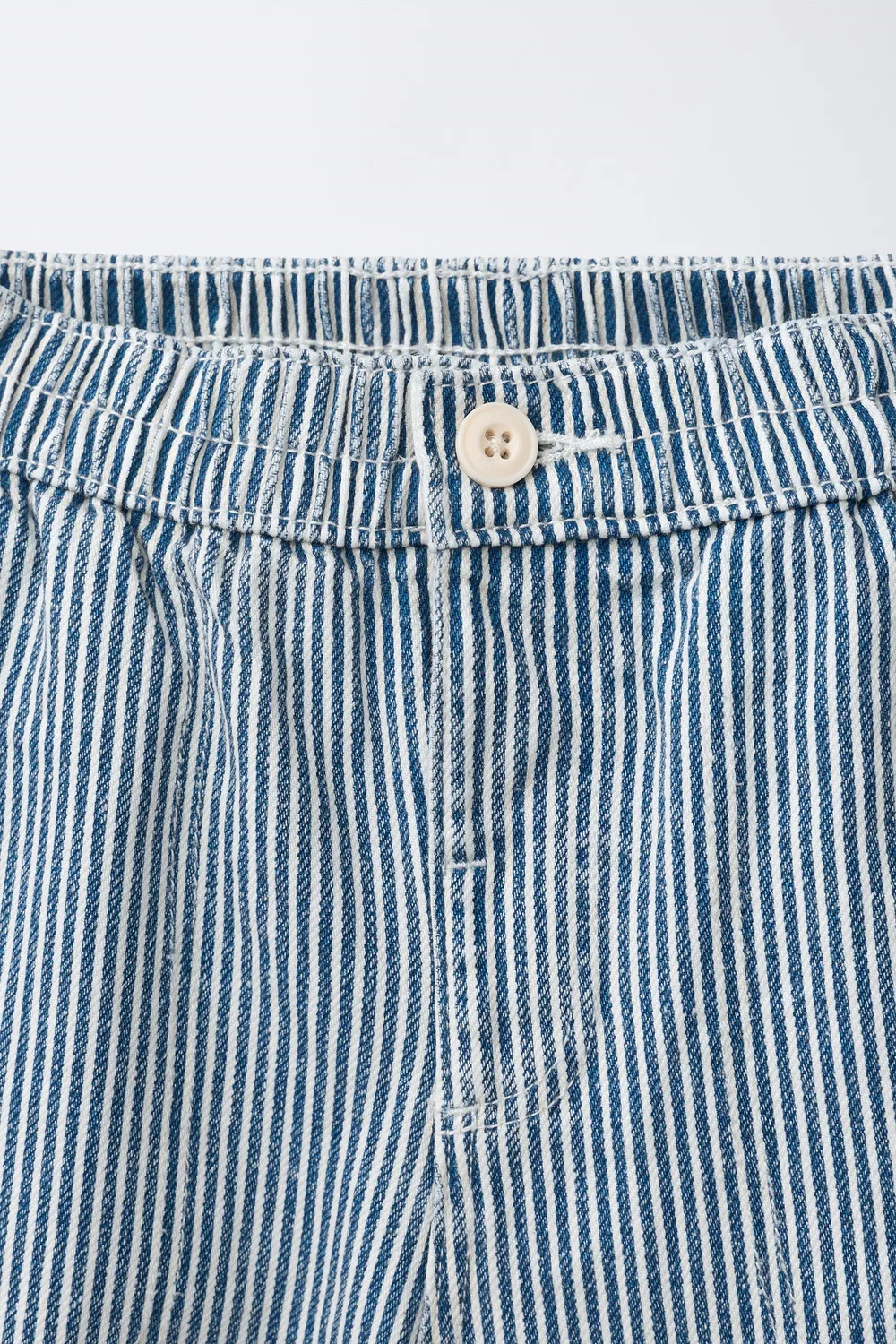 Полосатые широкие брюки ZARA, striped — фото 3