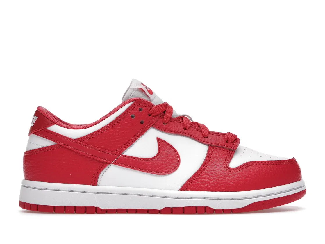 Детские кроссовки с принтом Nike Dunk Low Nike, White Archaeo Pink