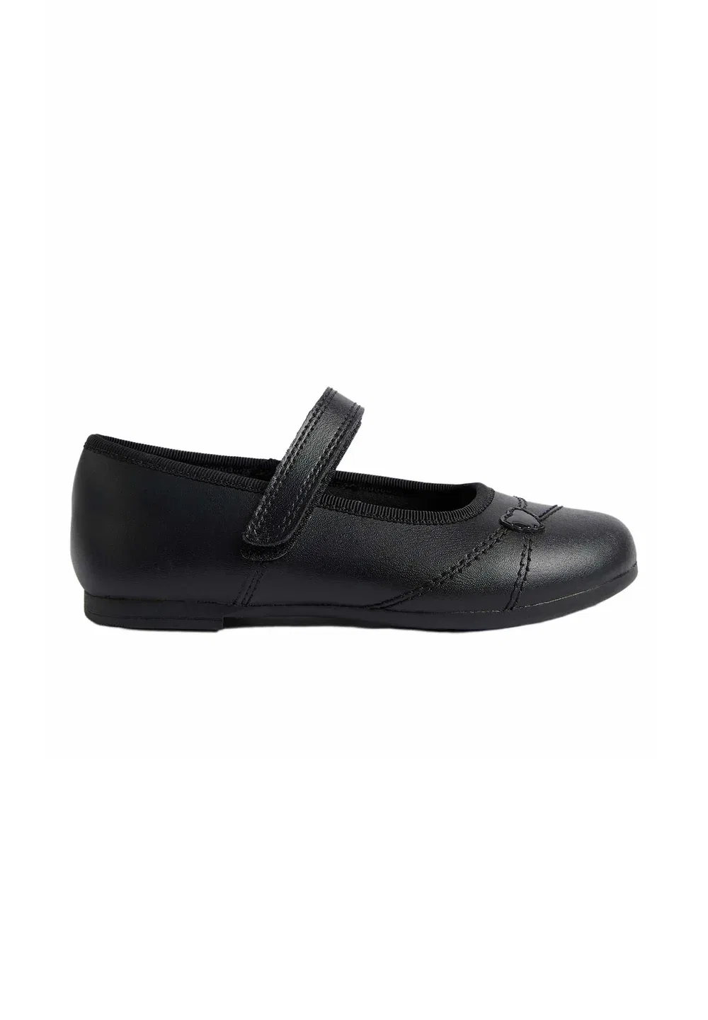 Балетки Heart School с ремешком на щиколотке Marks & Spencer, Black