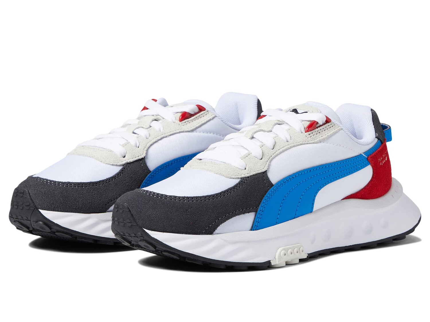 

Детские кроссовки Puma Wild Rider Rollin, бело-синий