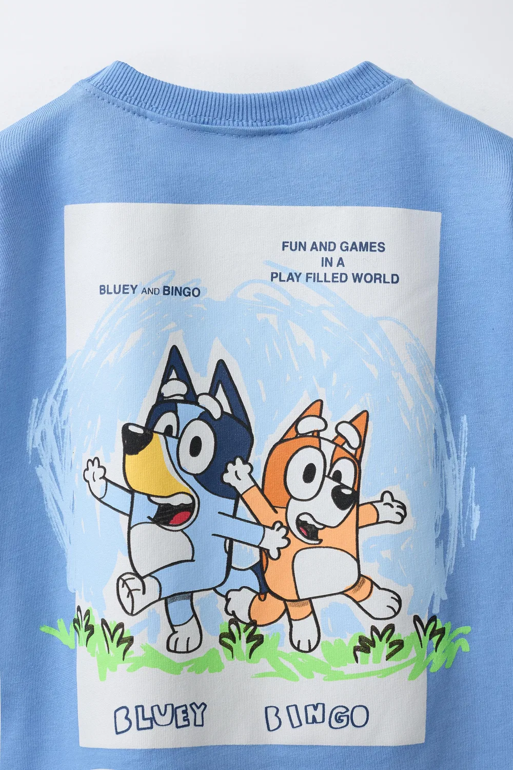 Футболка BLUEY LUDO STUDIO ZARA, Sky Blue — фото 4