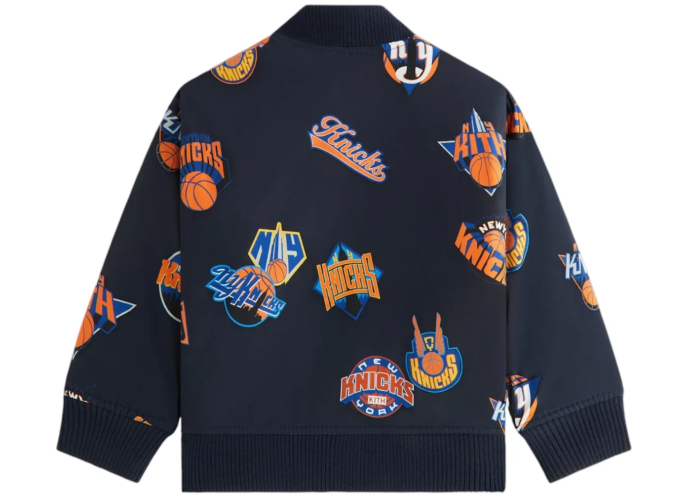 Детская куртка-бомбер с принтом Kith x New York Knicks, Nocturnal — фото 2