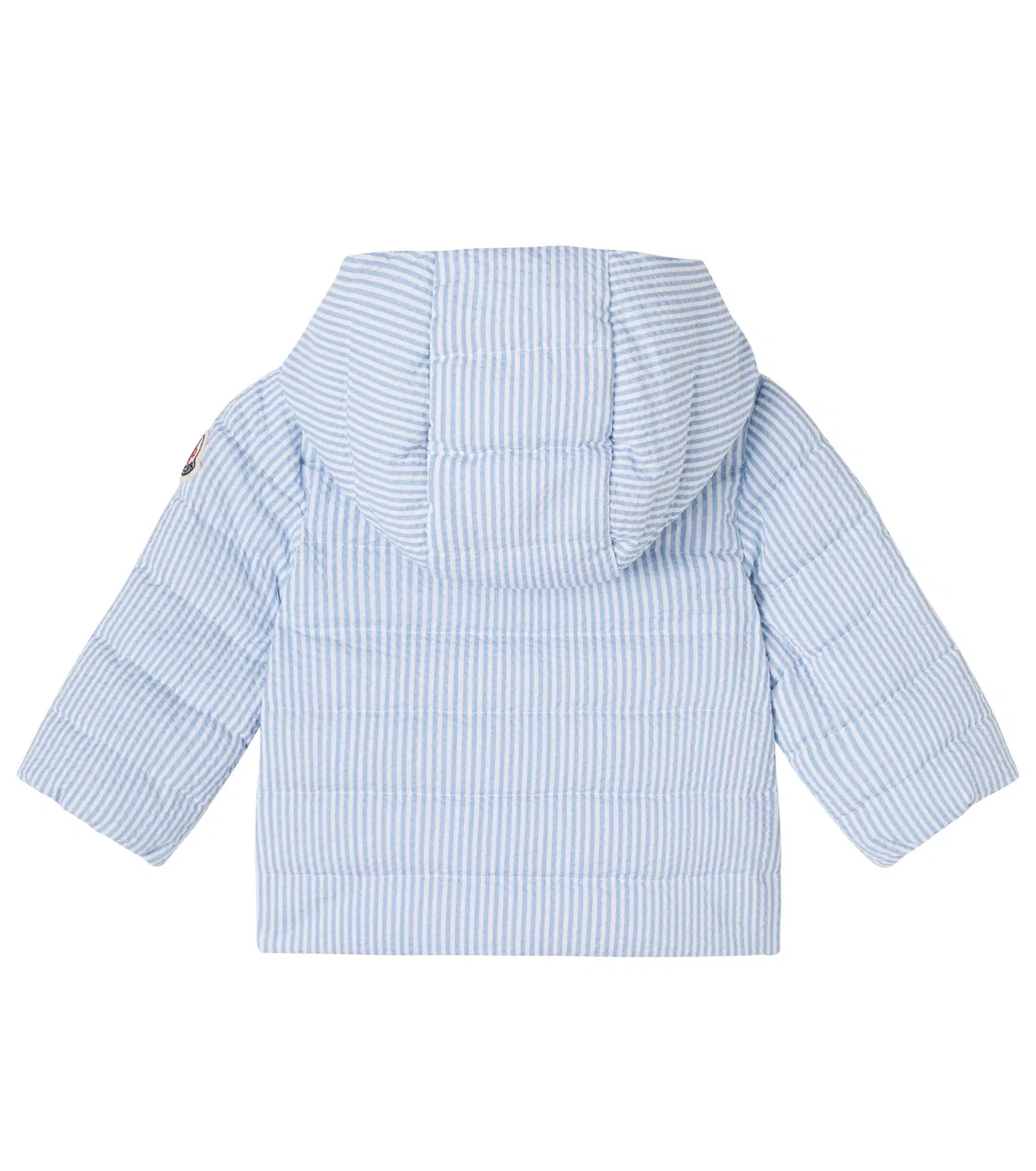 Легкая куртка с принтом Moncler Enfant, синий — фото 2