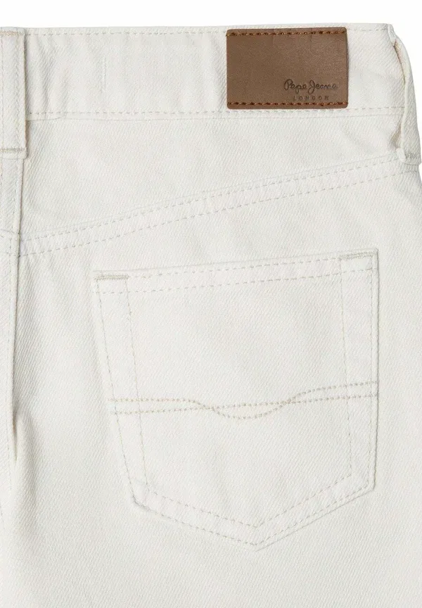 Брюки джинсовые из 100% хлопка Lexy Pepe Jeans, Ecru, экрю — фото 4