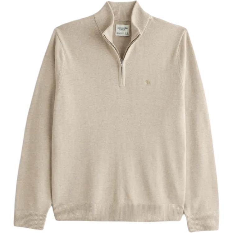 

Abercrombie＆Fitch Трикотажный свитер мужской серый