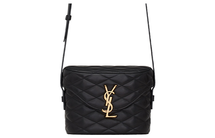 

SAINT LAURENT Сумка-шоппер из овчины, ланч-бокс, сумка через плечо, кроссбоди обычная женская black