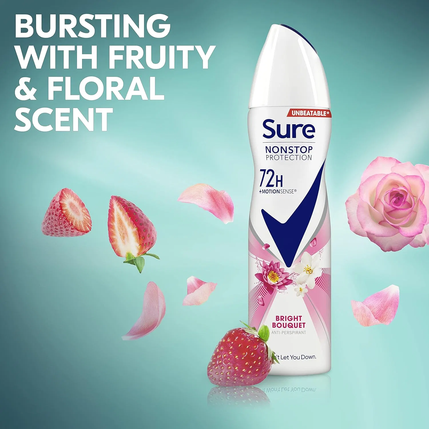 Антиперспирант-дезодорант аэрозольный Sure Bright Bouquet, 128 г — фото 4