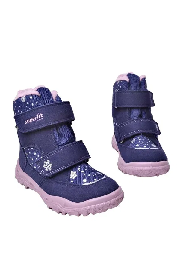 Детские ботинки для девочек шерстяные Superfit, Purple — фото 3