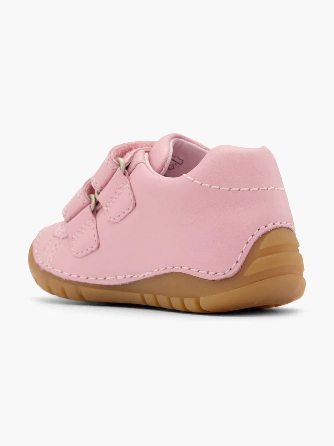 Детские полуботинки на липучке Elefanten, цвет Rose Gold — фото 3