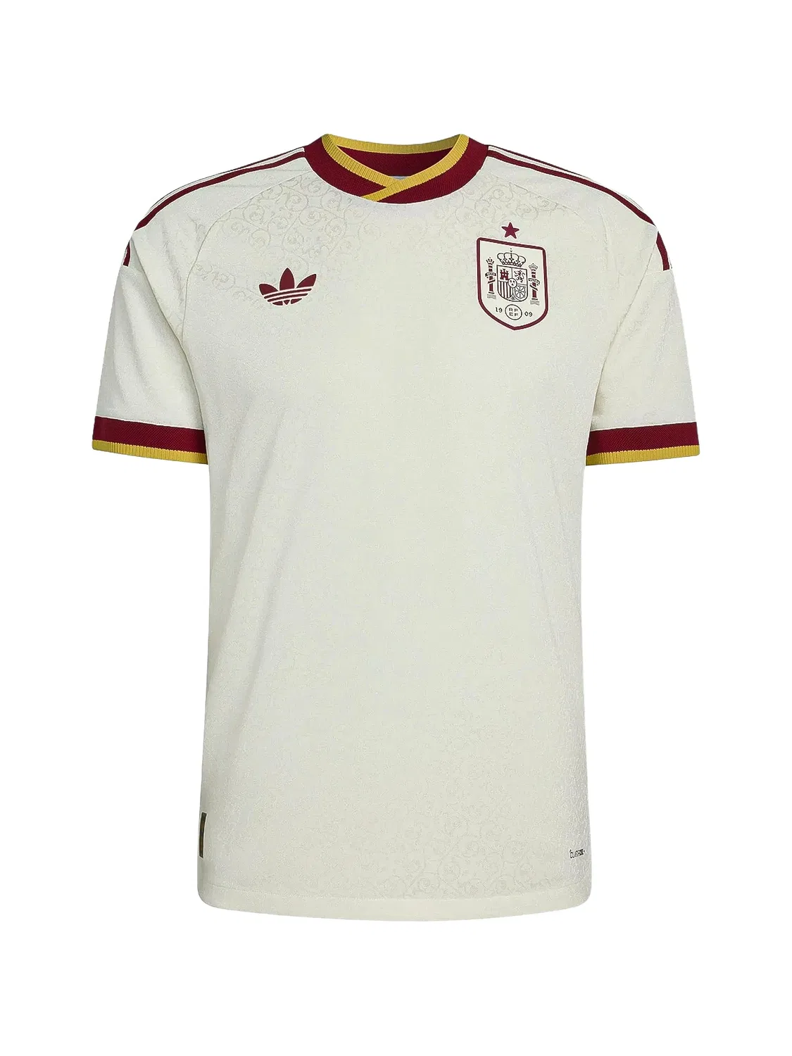 Футболка Spain нейтрального цвета Adidas, нейтральные