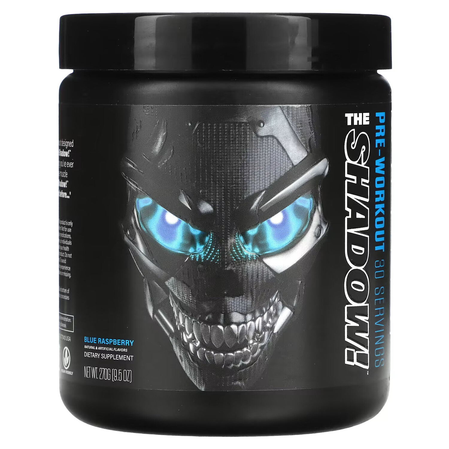

JNX Sports, The Shadow, предтренировочная добавка, голубая малина, 270 г