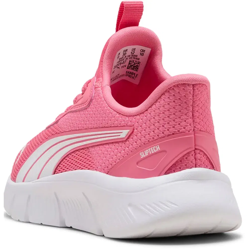 Детские кроссовки для девочек с технологией Sliptec Puma Flexfocus Sliptec PS, Pink — фото 4