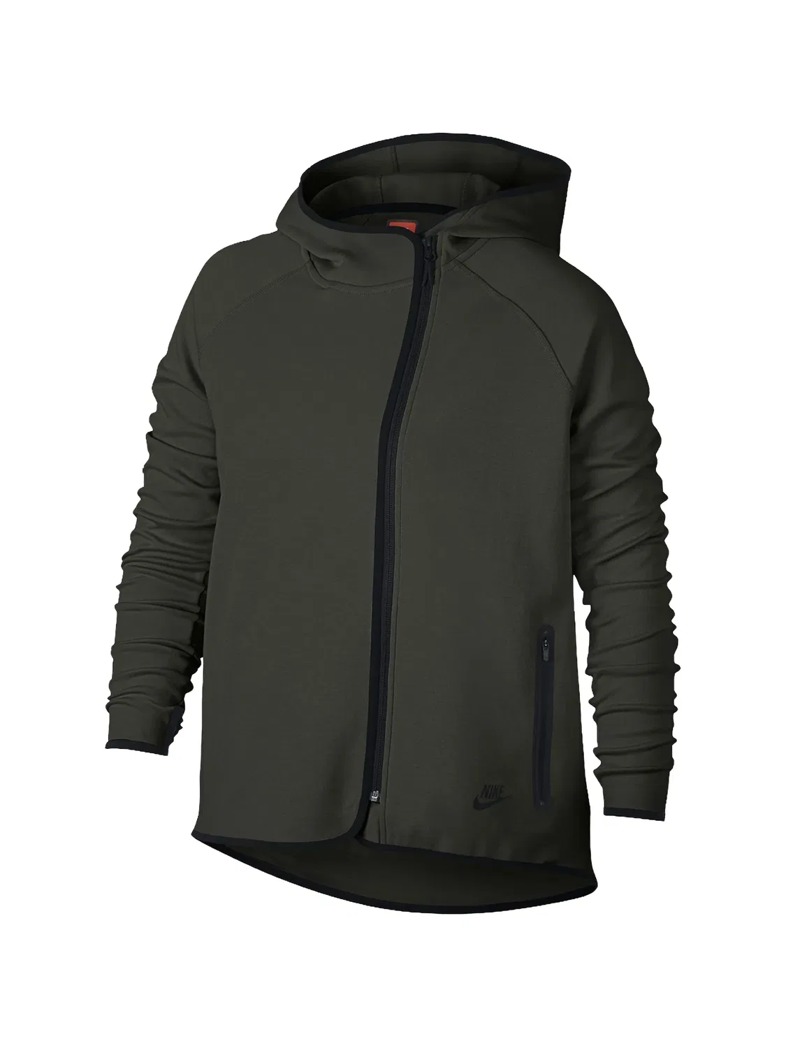 Худи оверсайз Tech Fleece Nike, зеленый